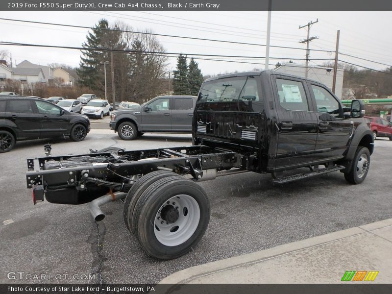 Black / Earth Gray 2019 Ford F550 Super Duty XL Crew Cab 4x4 Chassis