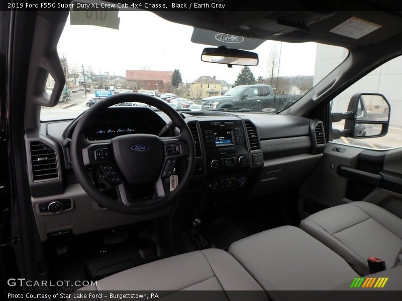 Black / Earth Gray 2019 Ford F550 Super Duty XL Crew Cab 4x4 Chassis