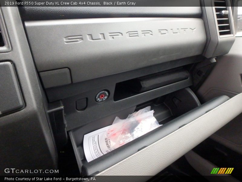 Black / Earth Gray 2019 Ford F550 Super Duty XL Crew Cab 4x4 Chassis