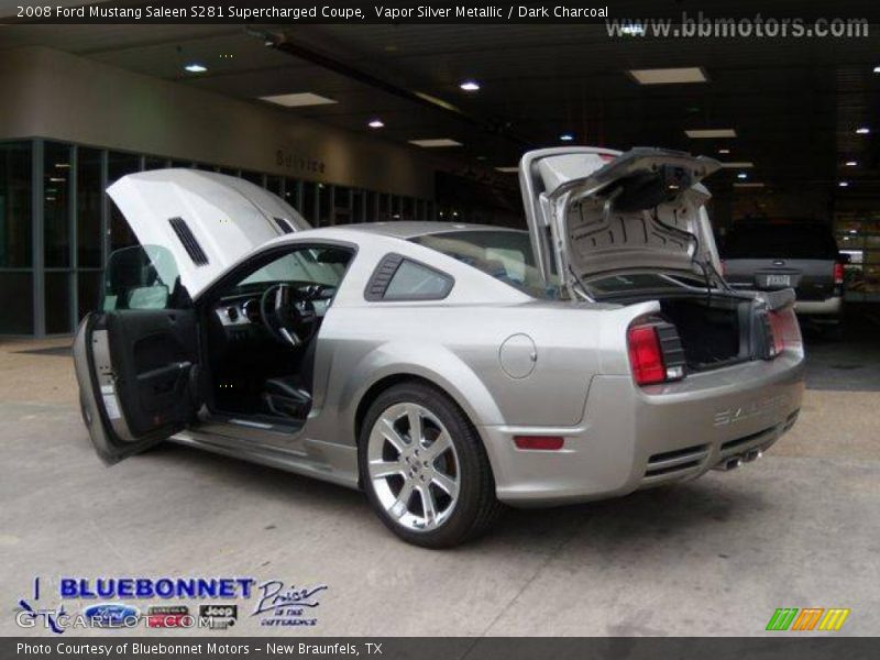 Vapor Silver Metallic / Dark Charcoal 2008 Ford Mustang Saleen S281 Supercharged Coupe