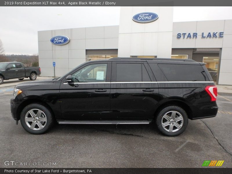 Agate Black Metallic / Ebony 2019 Ford Expedition XLT Max 4x4