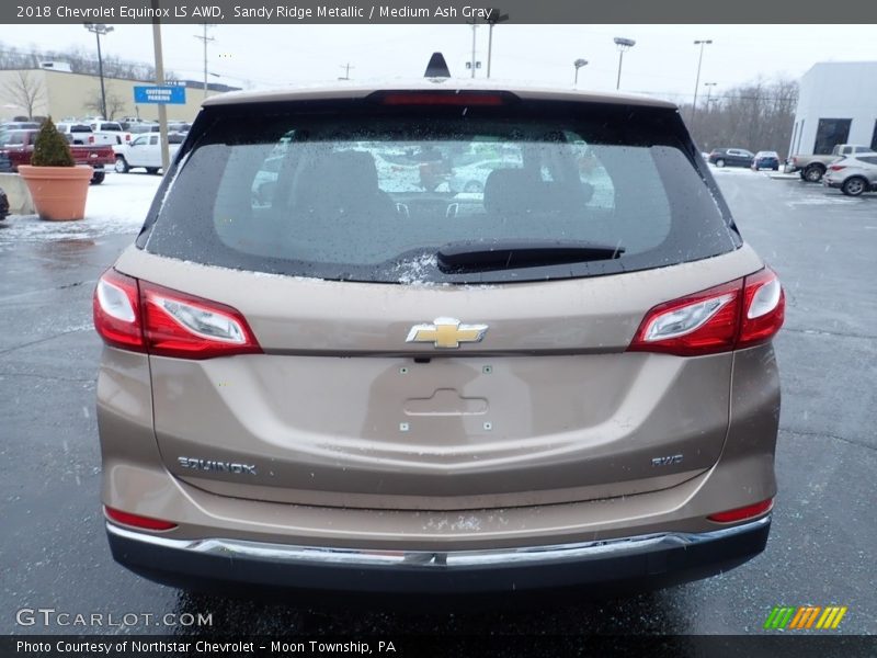 Sandy Ridge Metallic / Medium Ash Gray 2018 Chevrolet Equinox LS AWD