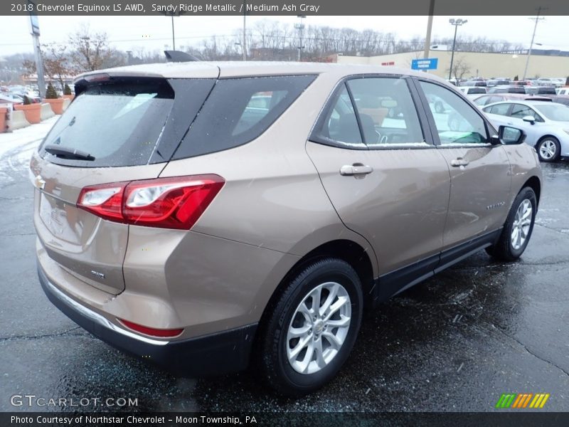 Sandy Ridge Metallic / Medium Ash Gray 2018 Chevrolet Equinox LS AWD