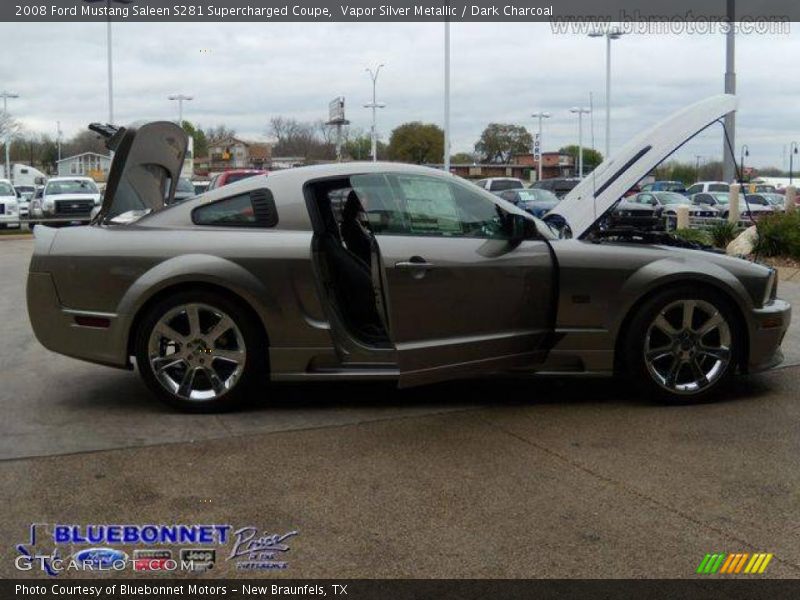 Vapor Silver Metallic / Dark Charcoal 2008 Ford Mustang Saleen S281 Supercharged Coupe