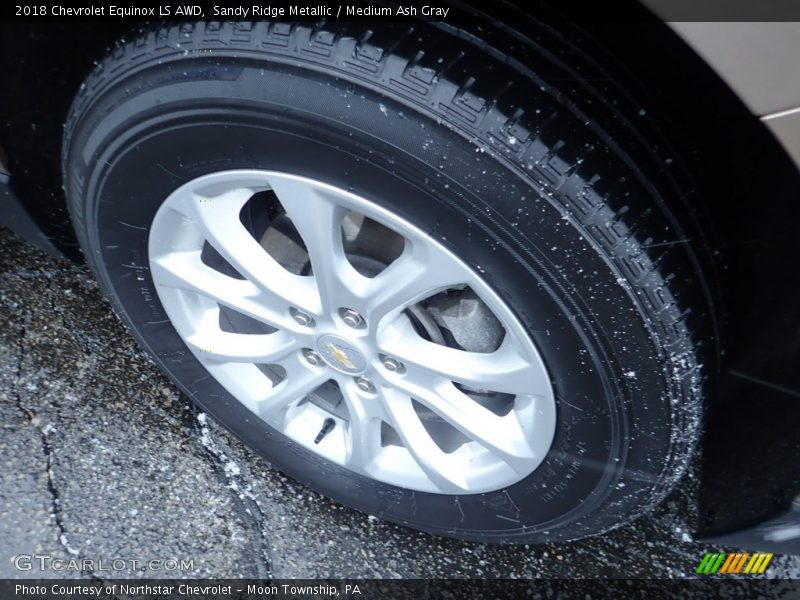 Sandy Ridge Metallic / Medium Ash Gray 2018 Chevrolet Equinox LS AWD