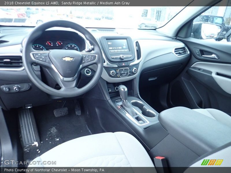 Sandy Ridge Metallic / Medium Ash Gray 2018 Chevrolet Equinox LS AWD