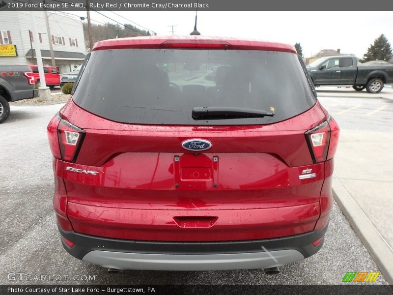Ruby Red / Chromite Gray/Charcoal Black 2019 Ford Escape SE 4WD