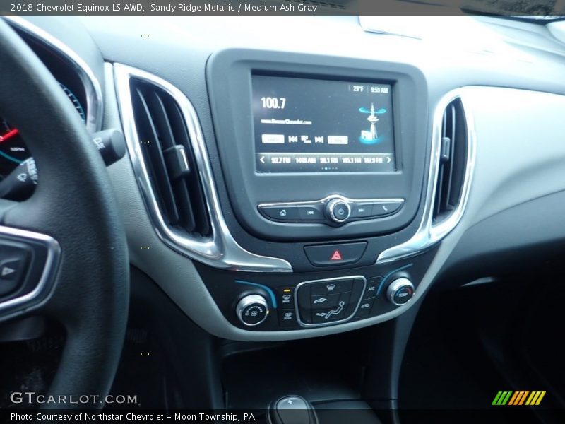 Sandy Ridge Metallic / Medium Ash Gray 2018 Chevrolet Equinox LS AWD