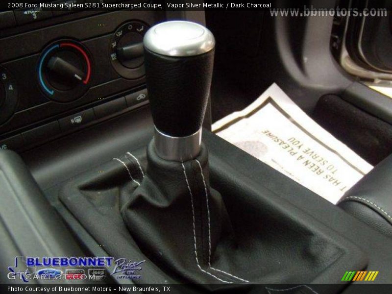 Vapor Silver Metallic / Dark Charcoal 2008 Ford Mustang Saleen S281 Supercharged Coupe