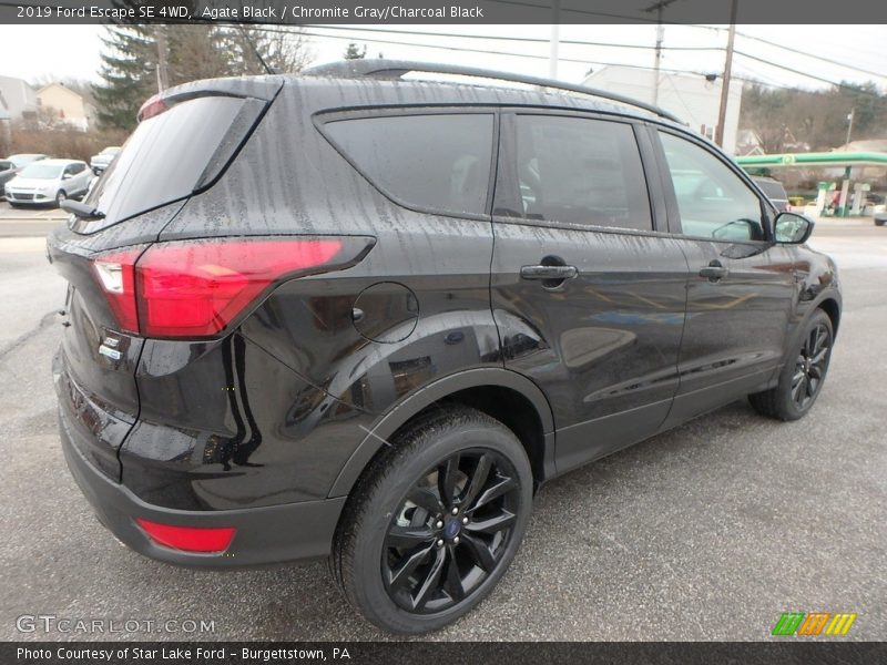 Agate Black / Chromite Gray/Charcoal Black 2019 Ford Escape SE 4WD