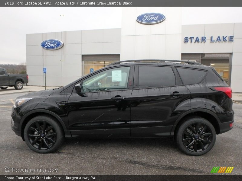 Agate Black / Chromite Gray/Charcoal Black 2019 Ford Escape SE 4WD