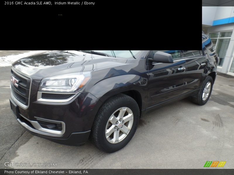 Iridium Metallic / Ebony 2016 GMC Acadia SLE AWD