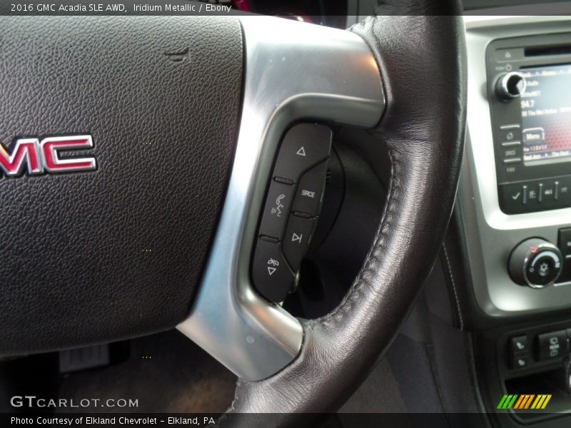 Iridium Metallic / Ebony 2016 GMC Acadia SLE AWD