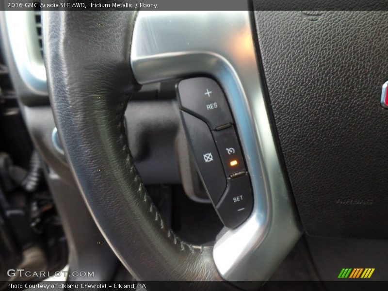 Iridium Metallic / Ebony 2016 GMC Acadia SLE AWD