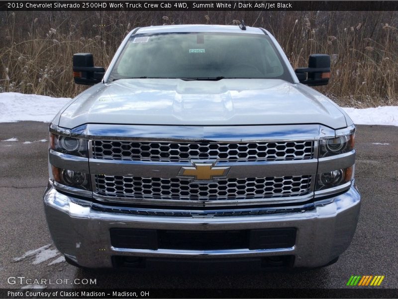 Summit White / Dark Ash/Jet Black 2019 Chevrolet Silverado 2500HD Work Truck Crew Cab 4WD