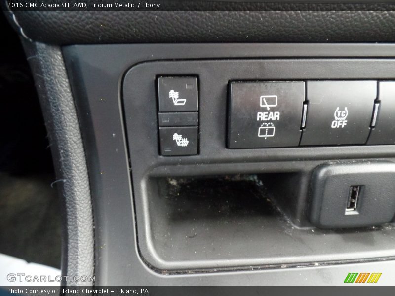 Iridium Metallic / Ebony 2016 GMC Acadia SLE AWD
