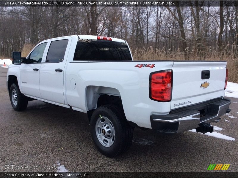 Summit White / Dark Ash/Jet Black 2019 Chevrolet Silverado 2500HD Work Truck Crew Cab 4WD