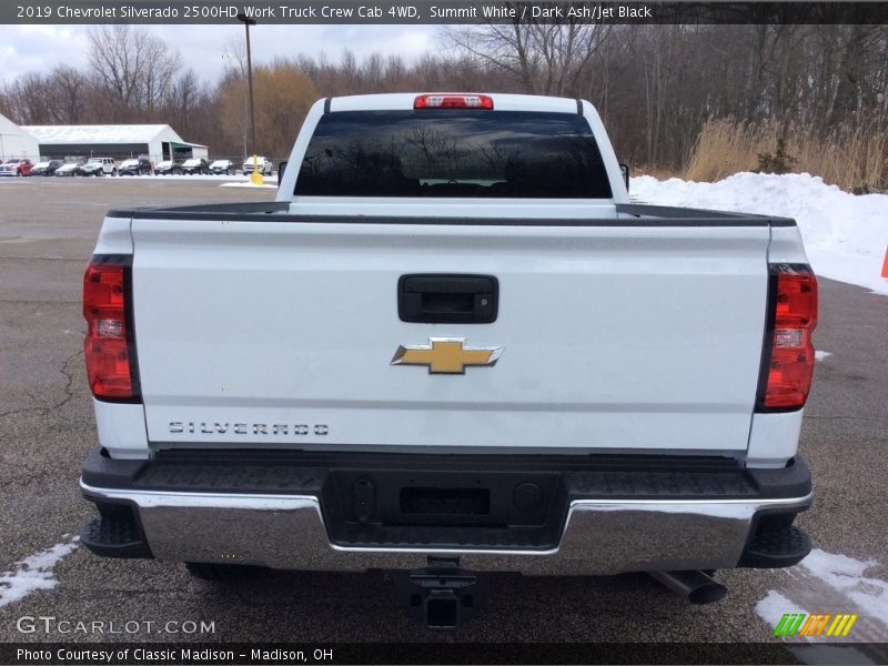Summit White / Dark Ash/Jet Black 2019 Chevrolet Silverado 2500HD Work Truck Crew Cab 4WD
