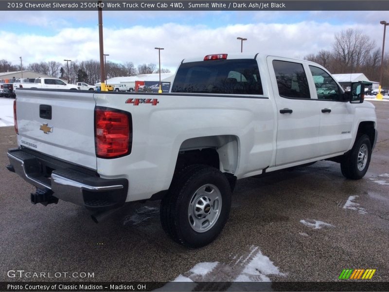 Summit White / Dark Ash/Jet Black 2019 Chevrolet Silverado 2500HD Work Truck Crew Cab 4WD