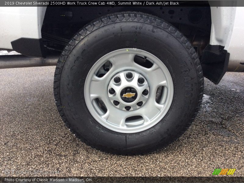 Summit White / Dark Ash/Jet Black 2019 Chevrolet Silverado 2500HD Work Truck Crew Cab 4WD