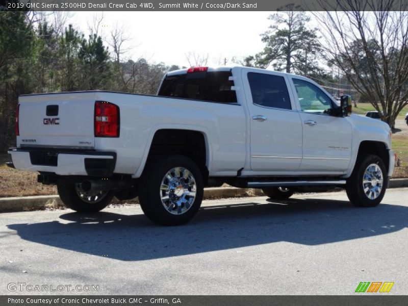 Summit White / Cocoa/Dark Sand 2019 GMC Sierra 2500HD Denali Crew Cab 4WD