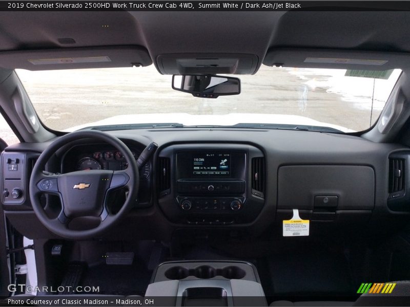Summit White / Dark Ash/Jet Black 2019 Chevrolet Silverado 2500HD Work Truck Crew Cab 4WD