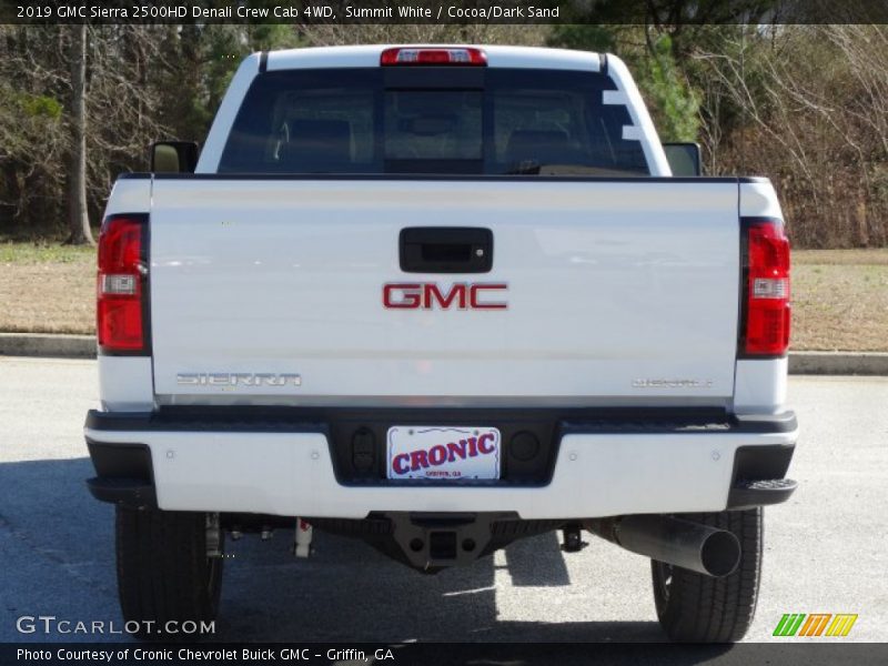 Summit White / Cocoa/Dark Sand 2019 GMC Sierra 2500HD Denali Crew Cab 4WD