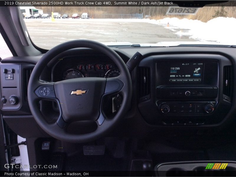 Summit White / Dark Ash/Jet Black 2019 Chevrolet Silverado 2500HD Work Truck Crew Cab 4WD