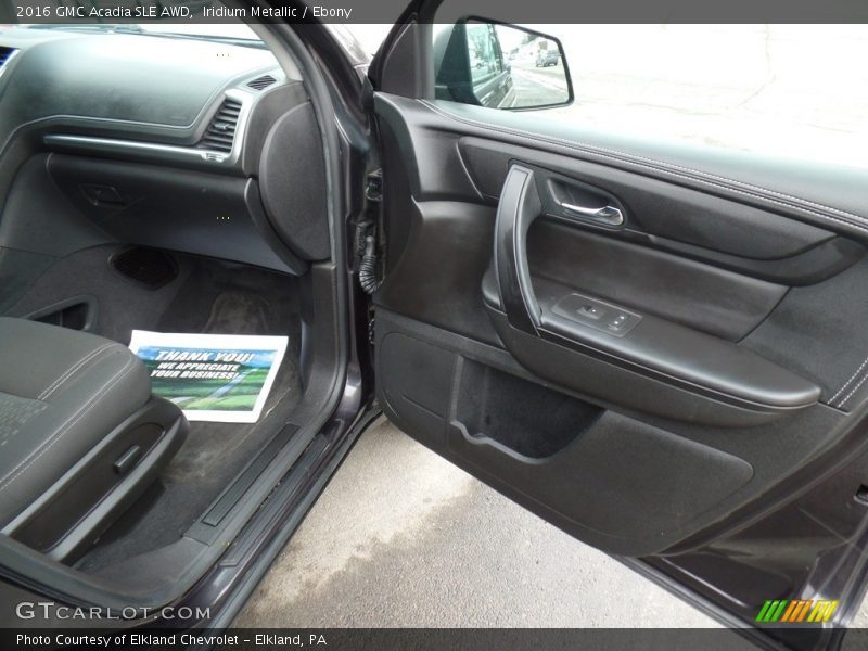 Iridium Metallic / Ebony 2016 GMC Acadia SLE AWD