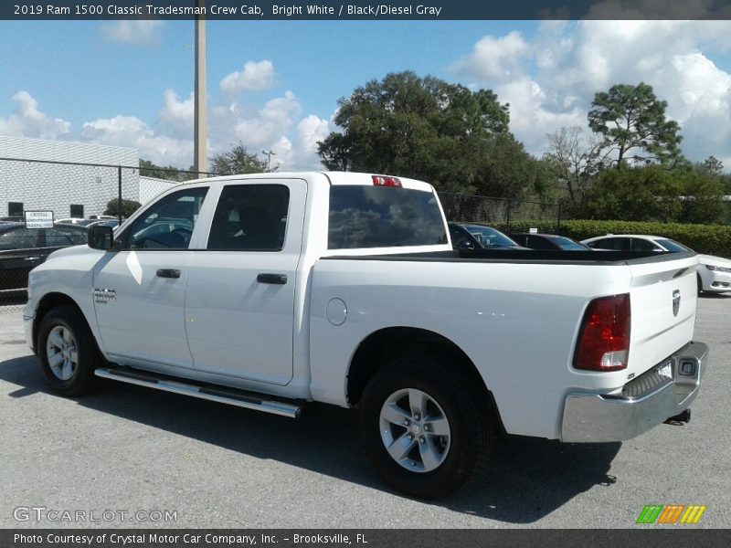Bright White / Black/Diesel Gray 2019 Ram 1500 Classic Tradesman Crew Cab
