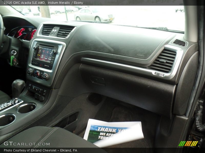 Iridium Metallic / Ebony 2016 GMC Acadia SLE AWD