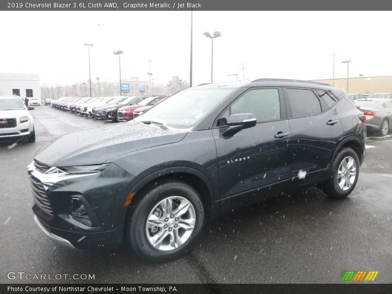 Graphite Metallic / Jet Black 2019 Chevrolet Blazer 3.6L Cloth AWD