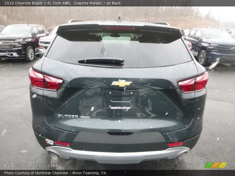 Graphite Metallic / Jet Black 2019 Chevrolet Blazer 3.6L Cloth AWD