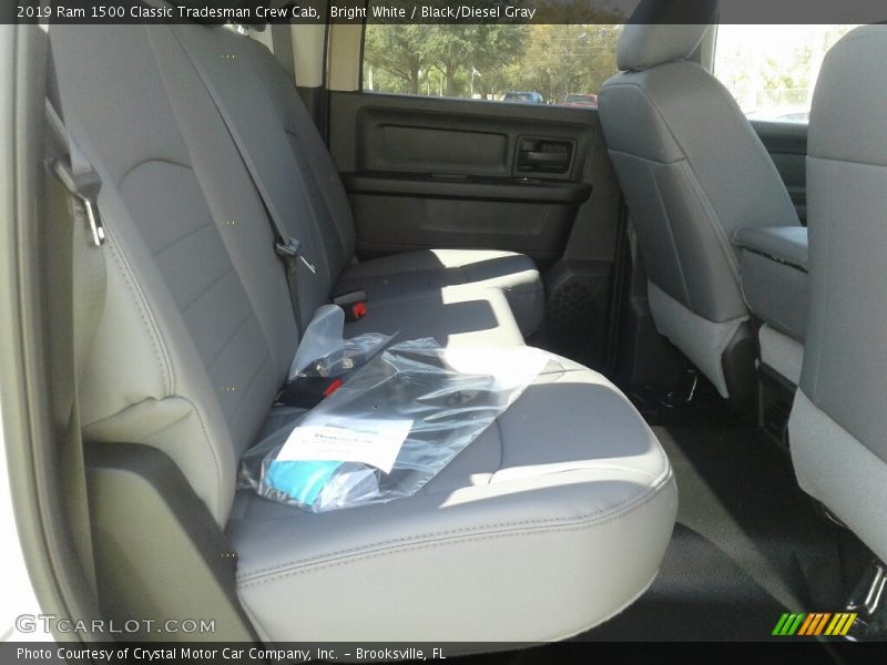 Bright White / Black/Diesel Gray 2019 Ram 1500 Classic Tradesman Crew Cab