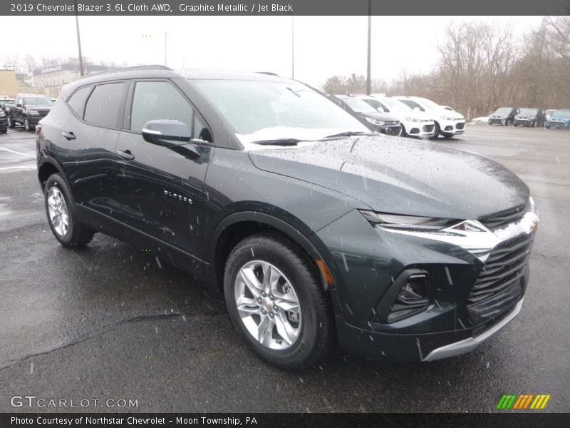 Graphite Metallic / Jet Black 2019 Chevrolet Blazer 3.6L Cloth AWD