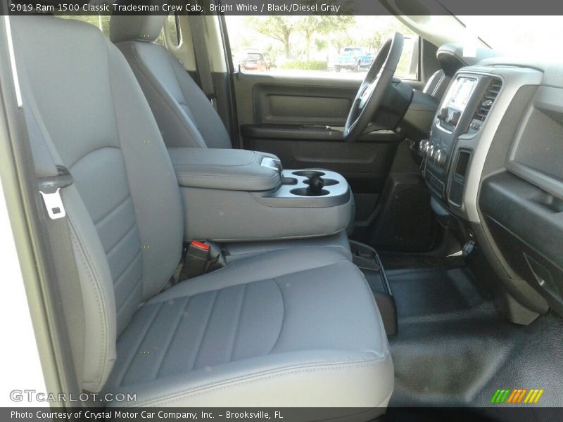Bright White / Black/Diesel Gray 2019 Ram 1500 Classic Tradesman Crew Cab