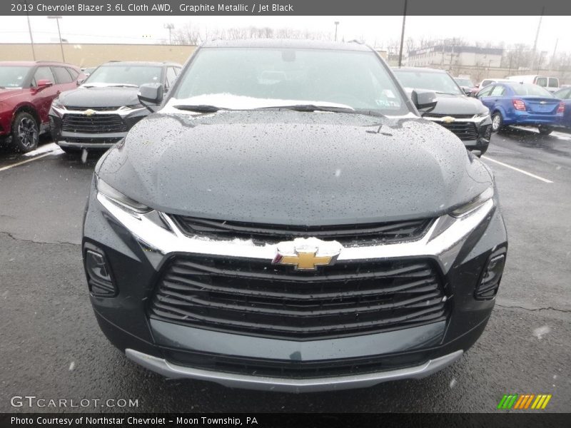 Graphite Metallic / Jet Black 2019 Chevrolet Blazer 3.6L Cloth AWD