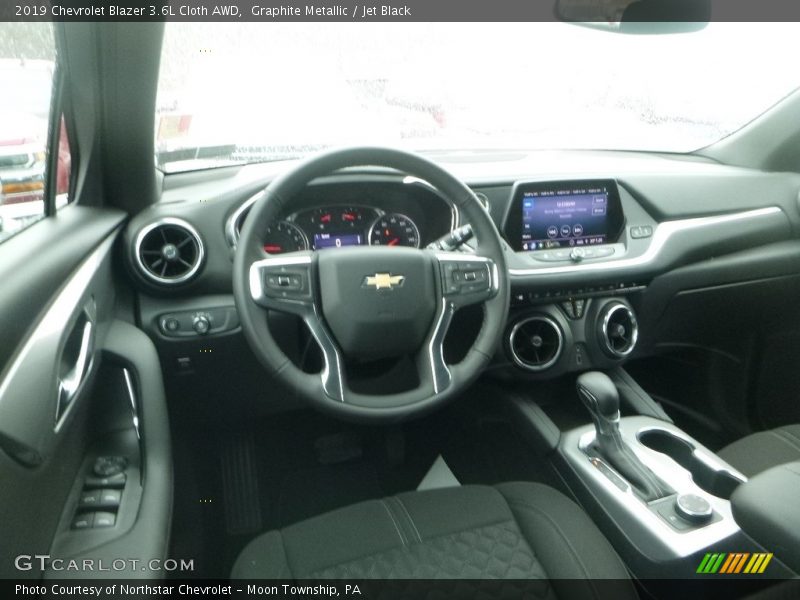 Graphite Metallic / Jet Black 2019 Chevrolet Blazer 3.6L Cloth AWD