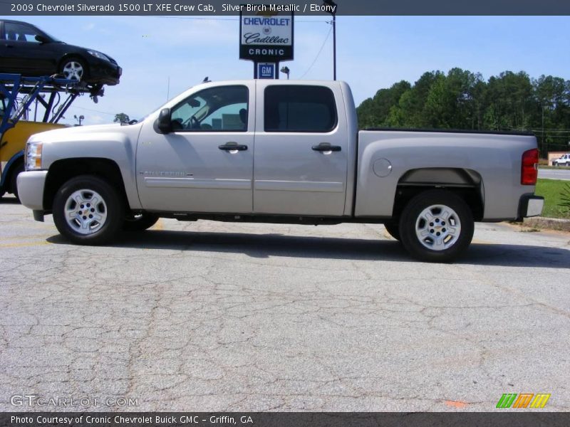 Silver Birch Metallic / Ebony 2009 Chevrolet Silverado 1500 LT XFE Crew Cab
