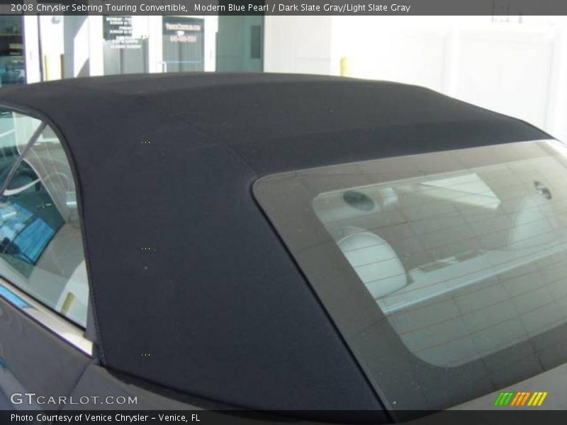 Modern Blue Pearl / Dark Slate Gray/Light Slate Gray 2008 Chrysler Sebring Touring Convertible