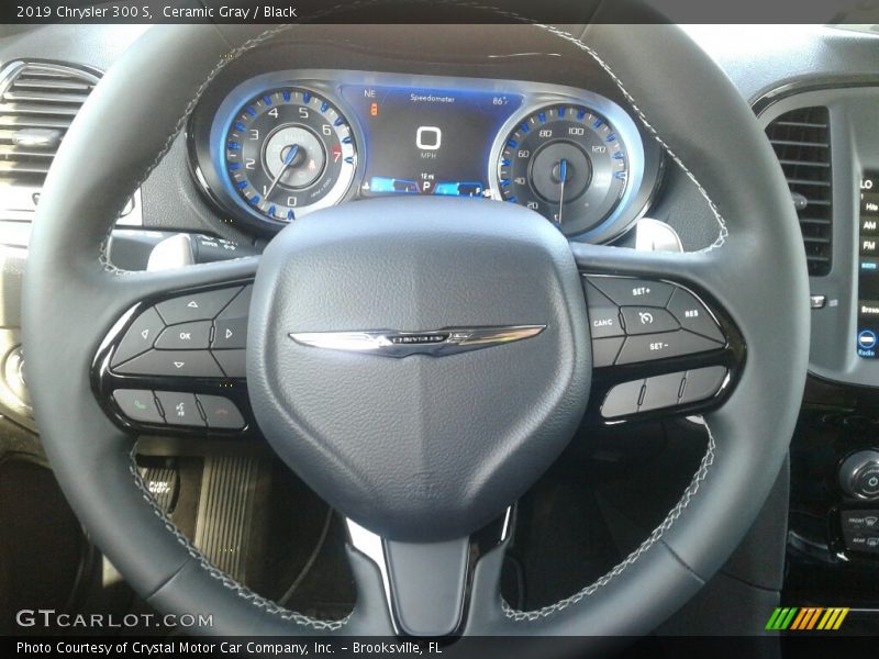 Ceramic Gray / Black 2019 Chrysler 300 S