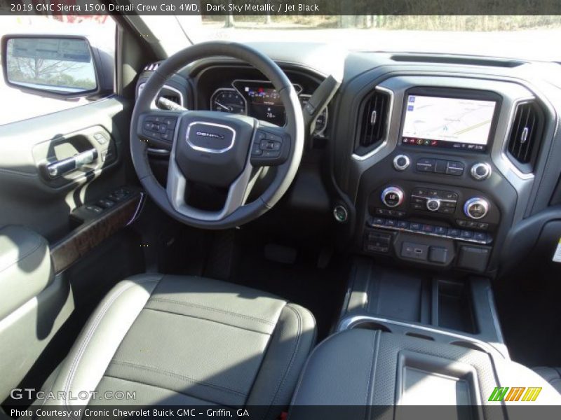 Dark Sky Metallic / Jet Black 2019 GMC Sierra 1500 Denali Crew Cab 4WD