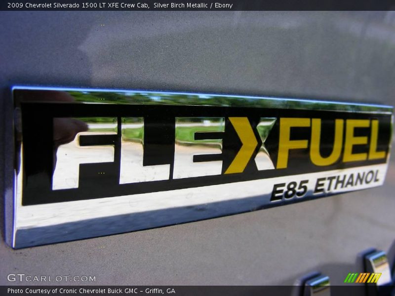 Silver Birch Metallic / Ebony 2009 Chevrolet Silverado 1500 LT XFE Crew Cab