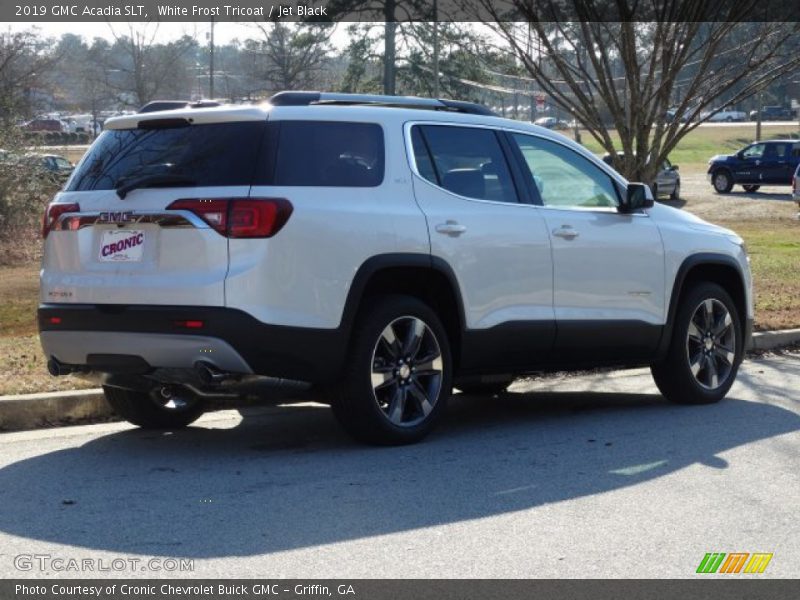 White Frost Tricoat / Jet Black 2019 GMC Acadia SLT