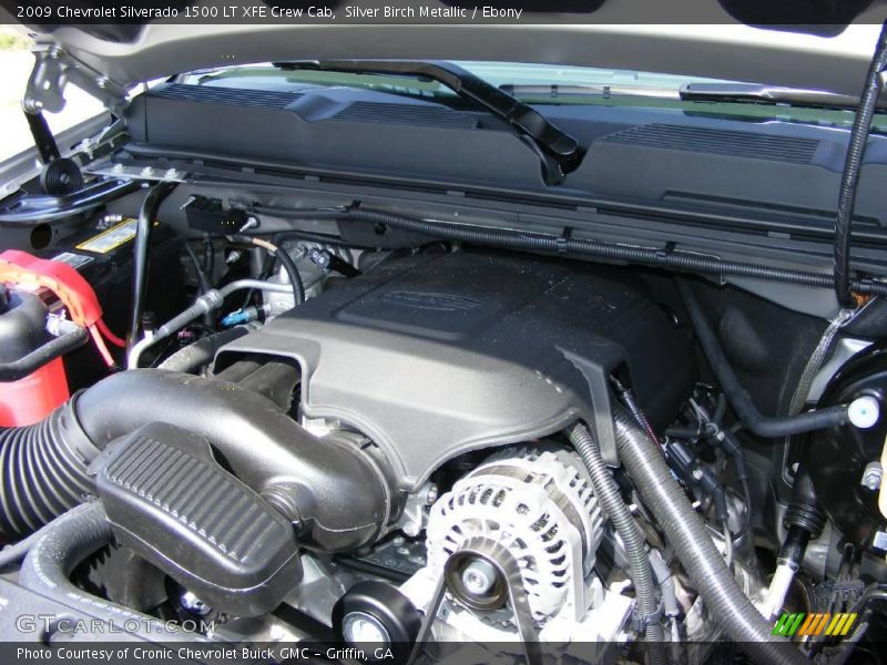 Silver Birch Metallic / Ebony 2009 Chevrolet Silverado 1500 LT XFE Crew Cab