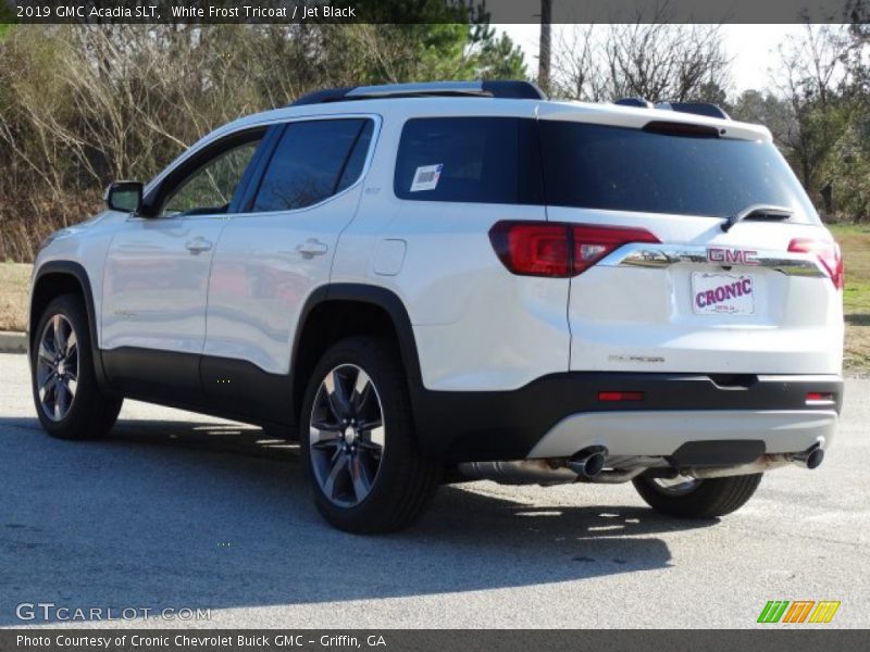 White Frost Tricoat / Jet Black 2019 GMC Acadia SLT