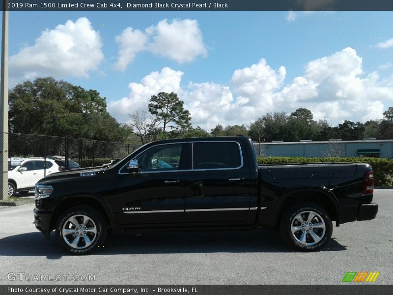 Diamond Black Crystal Pearl / Black 2019 Ram 1500 Limited Crew Cab 4x4