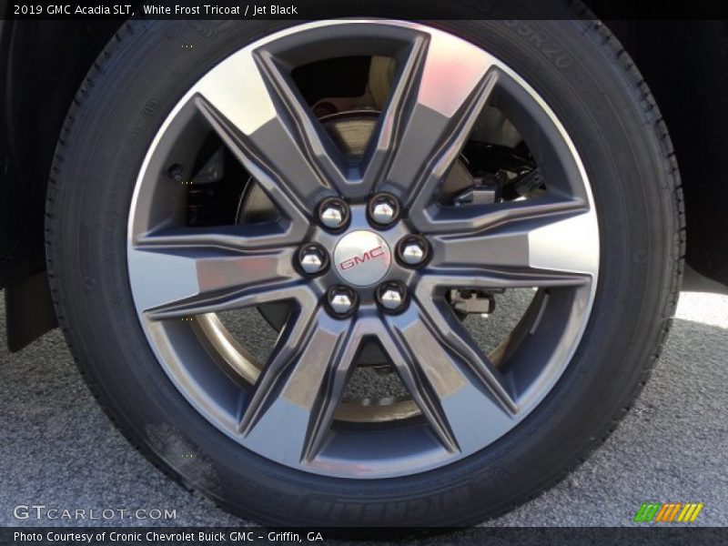 White Frost Tricoat / Jet Black 2019 GMC Acadia SLT