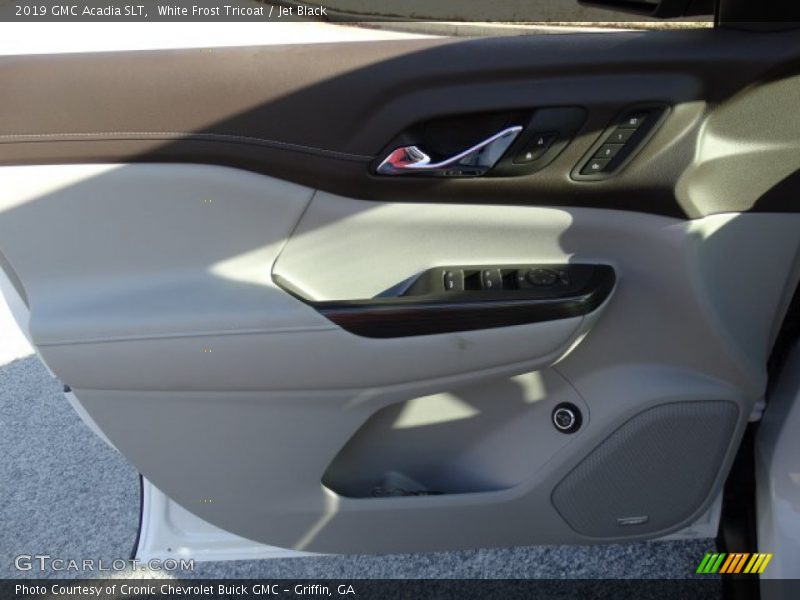 White Frost Tricoat / Jet Black 2019 GMC Acadia SLT