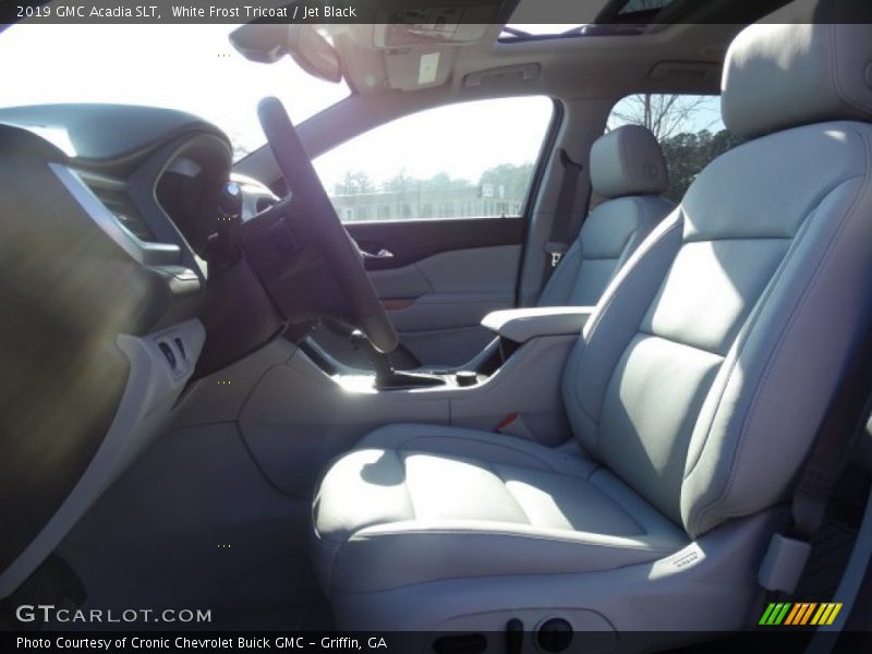 White Frost Tricoat / Jet Black 2019 GMC Acadia SLT